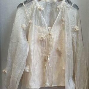 Urban Revivo Loose Overhead Shirt Size Small